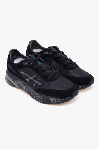 Sneaker Moe Run in camoscio e tessuto - 2