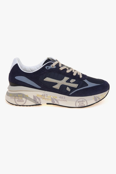 Sneaker MOERUN in camoscio e tessuto tecnico