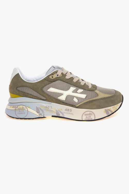 Sneaker MOERUN in in camoscio e tessuto tecnico