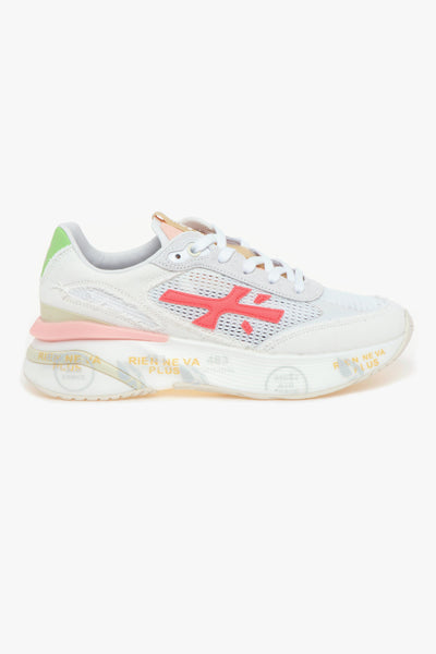 Sneaker MoeRun in camoscio e tessuto