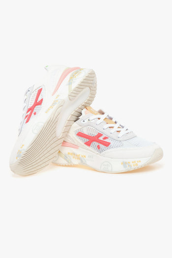 Sneaker MoeRun in camoscio e tessuto - 4