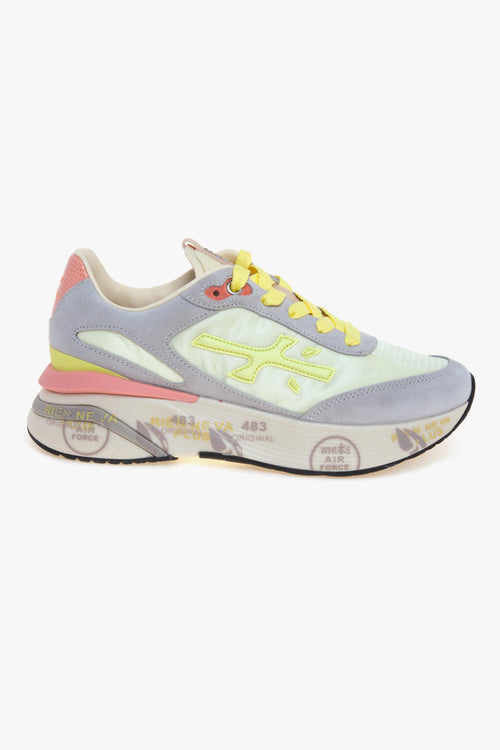 Sneaker MOERUN in camoscio e tessuto tecnico