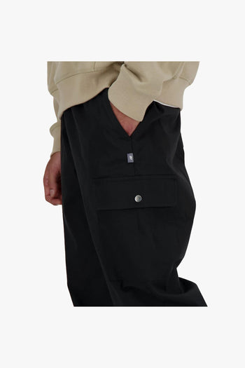 Pantalone cargo in twill elasticizzato di cotone e nylon - 2