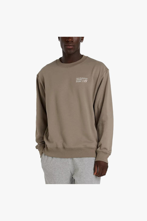 Felpa a girocollo in cotone