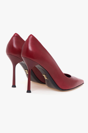 Decolletè in pelle con tacco 90 mm - 3