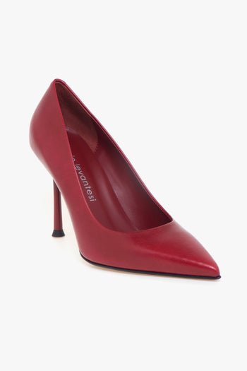 Decolletè in pelle con tacco 90 mm - 4