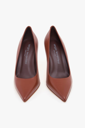 Decolletè in pelle con tacco 90 mm - 5