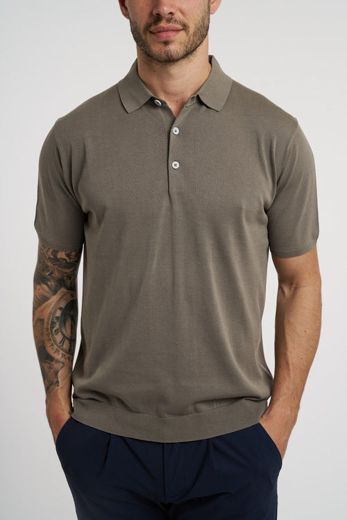 Polo manica corta in cotone