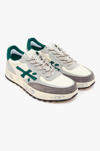 Sneaker Nous pelle martellata e camoscio - 2