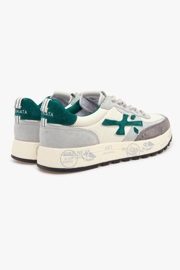 Sneaker Nous pelle martellata e camoscio - 3