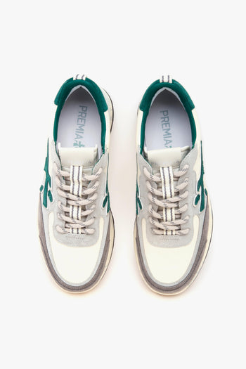 Sneaker Nous pelle martellata e camoscio - 5