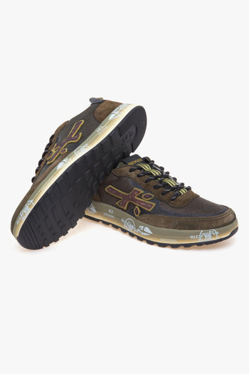 Sneaker Nous in camoscio e tessuto - 4