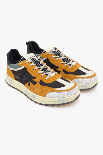 Sneaker Nous in camoscio spetinato e tessuto - 2