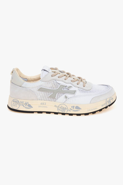 Sneaker Nous in pelle e tessuto retinato