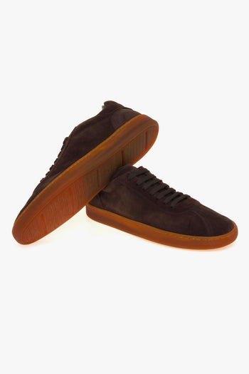 Sneaker Halo in camoscio con suola in lattice naturale - 4