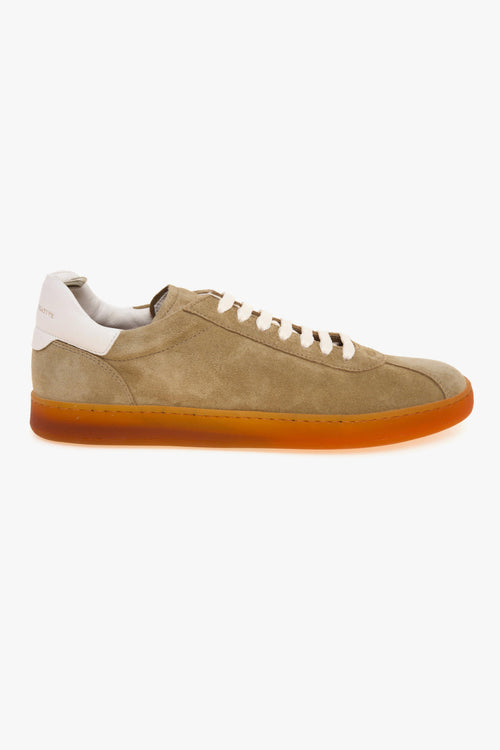 Sneaker Halo in camoscio con suola in lattice naturale