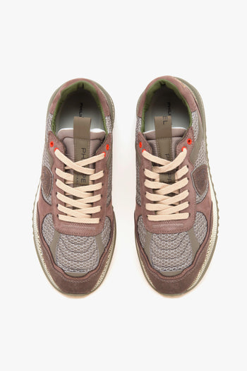 Sneaker Olimpique Running in pelle e tessuto - 5