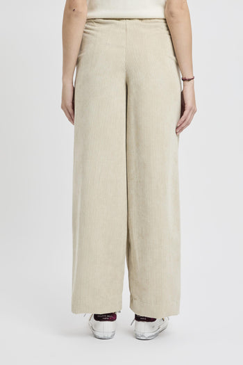 Pantalone a palazzo in velluto a costine - 6