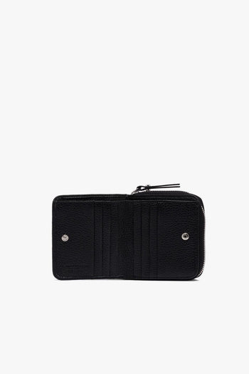 Portafoglio compatto in pelle - 4
