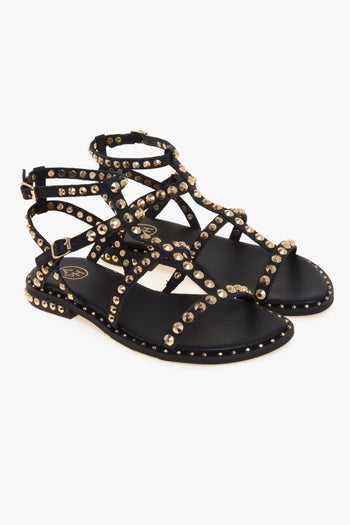 Sandalo flat Precious in pelle con borchie - 2