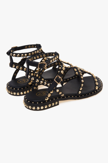 Sandalo flat Precious in pelle con borchie - 3