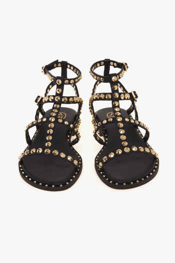 Sandalo flat Precious in pelle con borchie - 5