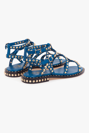 Sandalo in pelle con borchie - 3