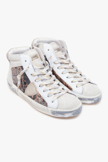 Sneaker Prsx in camoscio e tessuto jacquarda - 2