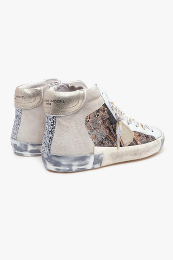 Sneaker Prsx in camoscio e tessuto jacquarda - 3