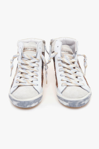 Sneaker Prsx in camoscio e tessuto jacquarda - 5