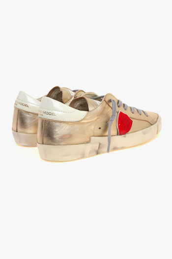 Sneaker Prsx in pelle laminata con scudo bicolore - 3