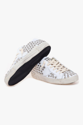 Sneaker Prsx in pelle con borchie stondate - 4