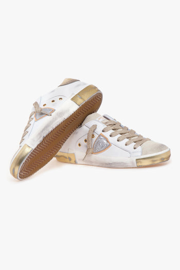Sneaker PRSX in pelle e camoscio - 4