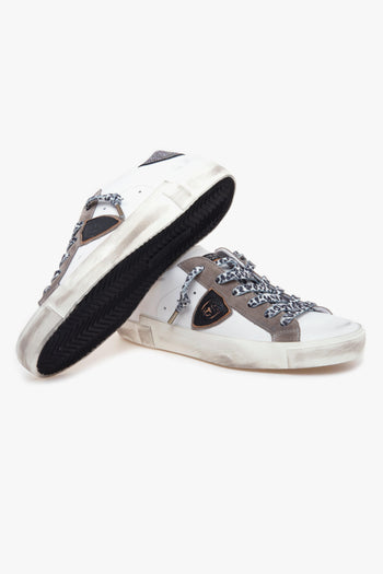 Sneaker PRSX in pelle e camoscio - 4