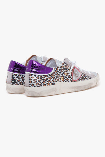 Sneaker Prsx in pelle laminata con lato maculato - 3