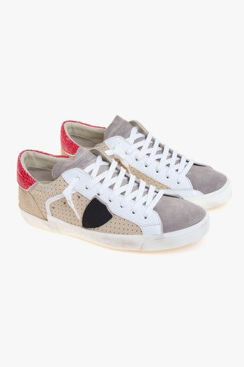 Sneaker Prsx in pelle forata e camoscio - 2
