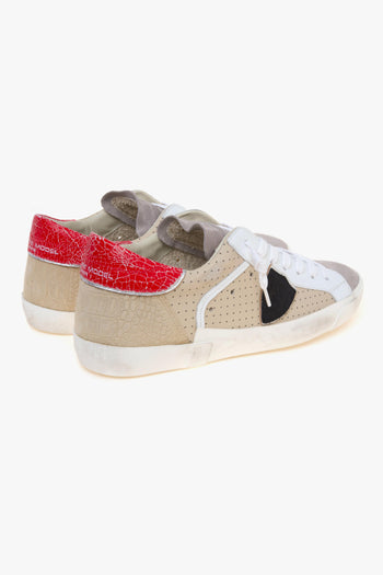 Sneaker Prsx in pelle forata e camoscio - 3