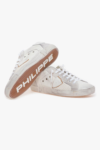 Sneaker Prsx in pelle e camoscio - 4