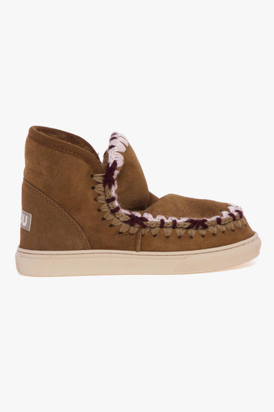 Stivaletto Eskimo Sneaker Overstitching in suede