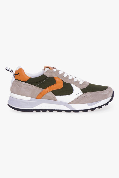 Sneaker "Magg" in camoscio e nylon - 1