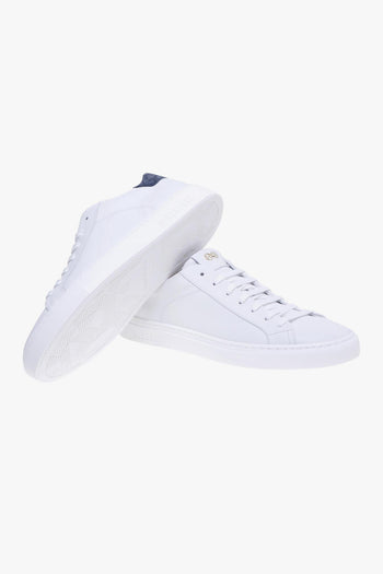 Sneaker in pelle con talloncino stampa cocco - 4