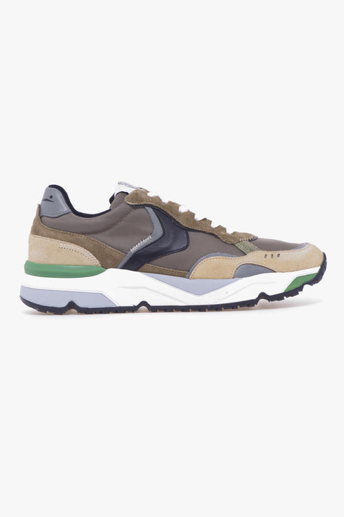 Sneaker Khilian in camoscio e tessuto - 1