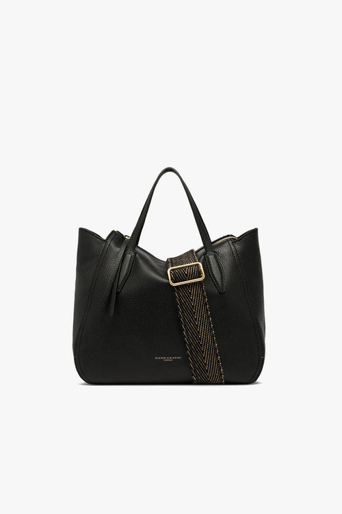 Borsa shopping "Megan" in pelle martellata