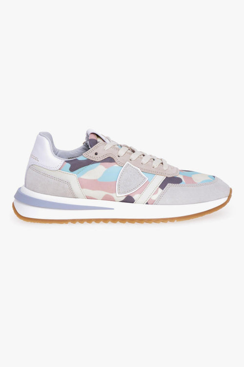 Sneaker Tropez 2.1 in camoscio e tessuto