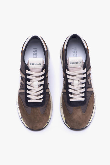 Sneaker Conny in camoscio e tessuto - 5