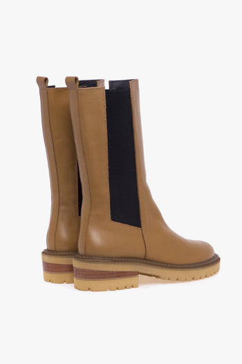 Chelsea boot in pelle con gambale a 3/4 - 3