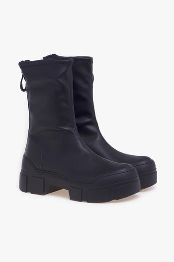 Tronchetto Vic Matiè in ecopelle stretch con zip - 2