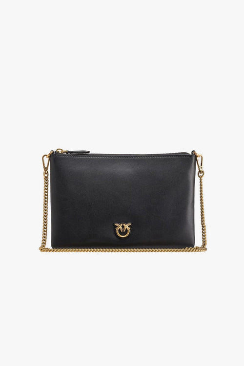 Tracolla classic flat love bag simply in pelle