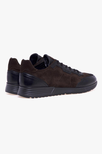 Sneaker in suede e nappa - 3