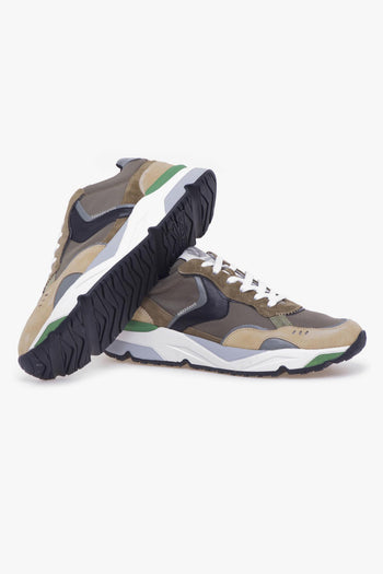 Sneaker Khilian in camoscio e tessuto - 4